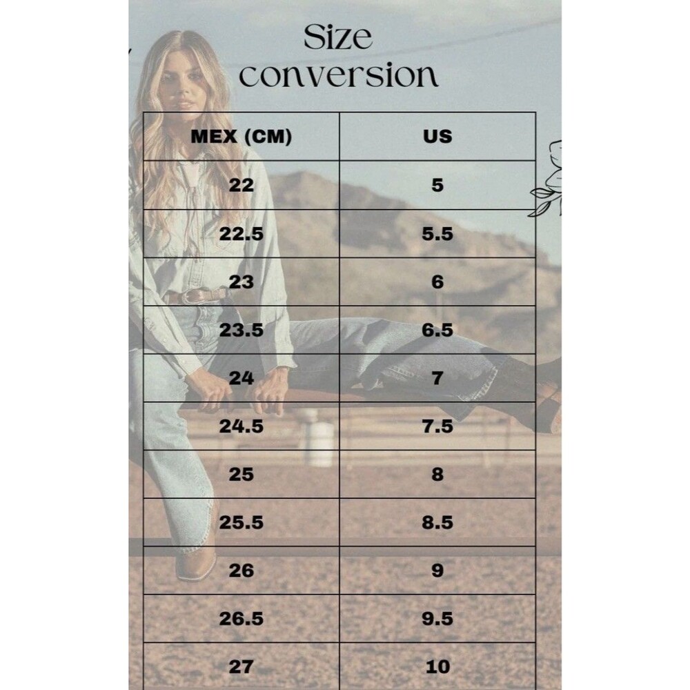 Rio Grande Leather Cowboy Girl Boots Women Sz 7 Light Blue Pointed Toe Slip-On - Picture 15 of 15